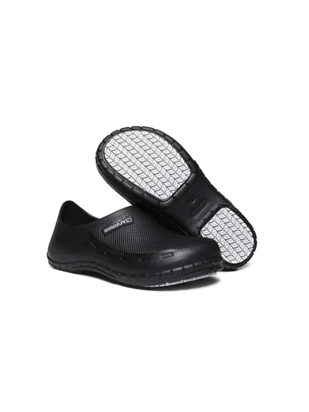 FULORIS Chef Shoes Women Black Nurse Waterproof sloggers Slip Resistant 10.5